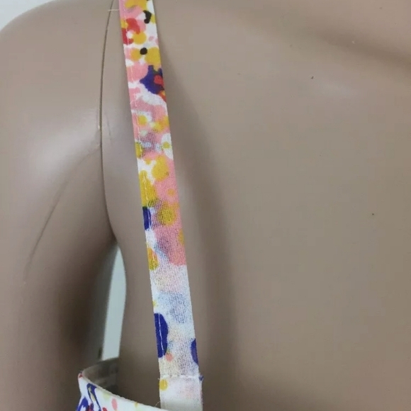 Guess LA Dress Sz 6 Cocktail Party Tanya Corset Chiffon Fit n Flare Colorful - Picture 7 of 12